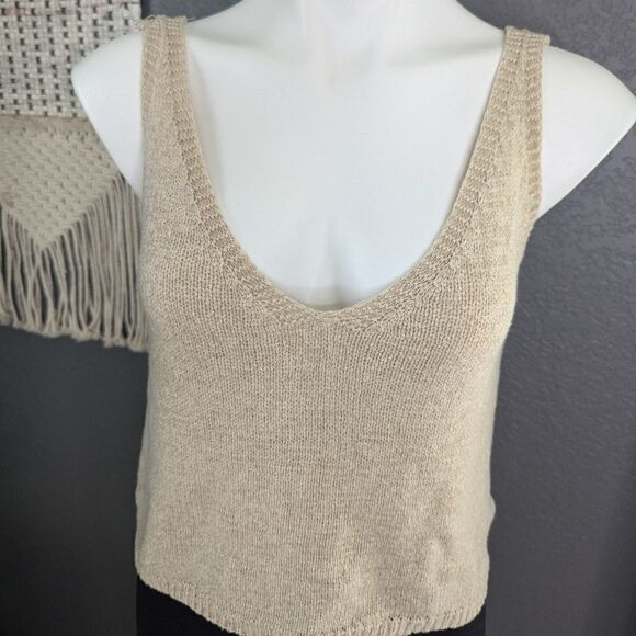 Sage Brand Tan Knit Tank - Picture 3 of 6